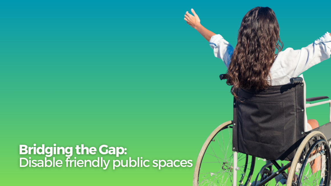 How might we improve the accessibility and inclusivity of public spaces, such as parks and sidewalks, for people with disabilities?